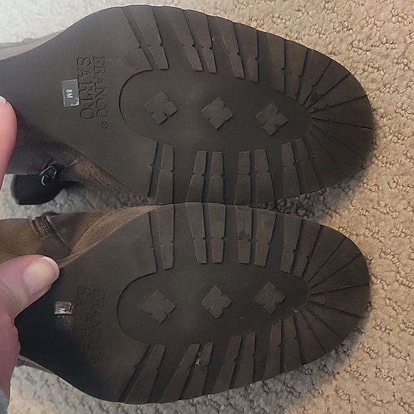 Franco Sarto Sz 8 Gray Suede Booties - Picture 12 of 12